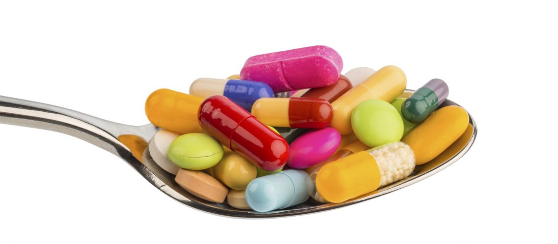 Closeup of pills